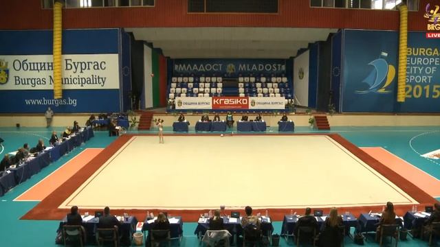 Ivon Boshkilova - Ball - Levski - 2021 MT Julieta Shishmanova Juniors AA (17.750) смотреть онлайн