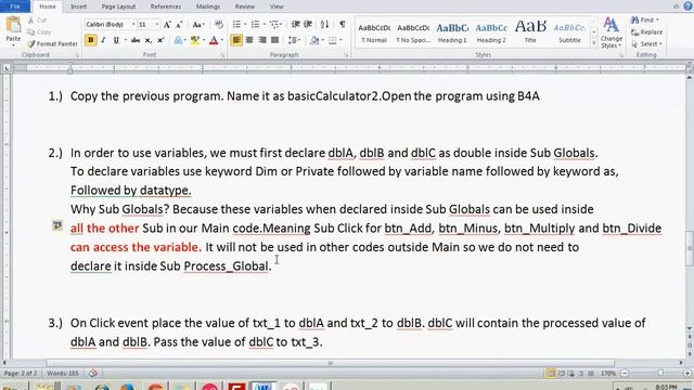 B4A - Activity 3 Basic Calculator using variables смотреть онлайн
