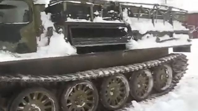 АТС 59 в снегу смотреть онлайн