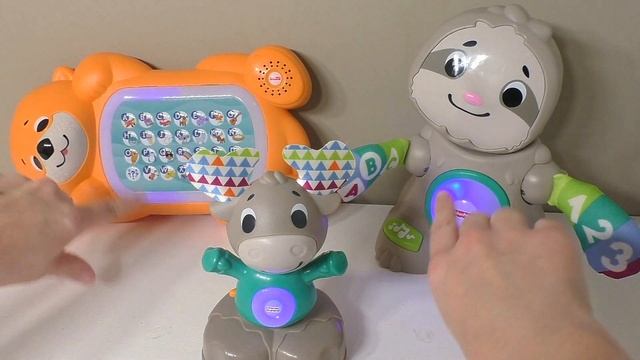 REVIEW!  Fisher Price Linkimals Musical Moose With Sloth & Otter