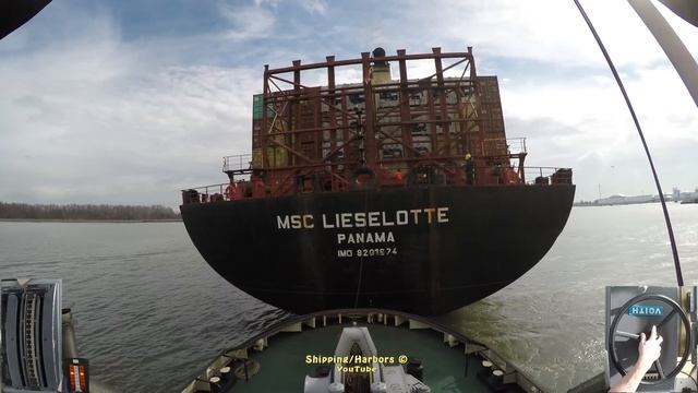 Dual Camera | Voith Schneider TugBoat | MSC Lieselotte смотреть онлайн