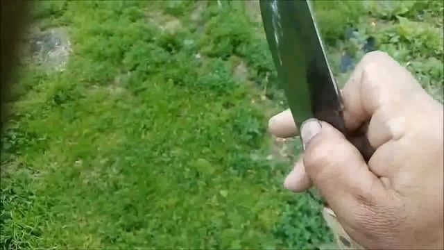 Сделал классный нож из круга церкулярной пилы . смотреть онлайн