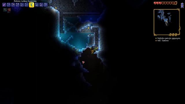 Terraria S1 [#17] Zimowa jaskinia, mini biom marmurowy oraz gniazdo pająków. смотреть онлайн