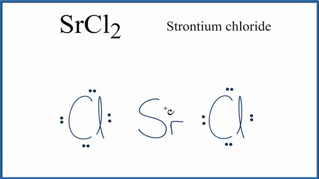 How to Draw the Lewis Dot Structure for SrCl2: Strontium chloride смотреть онлайн