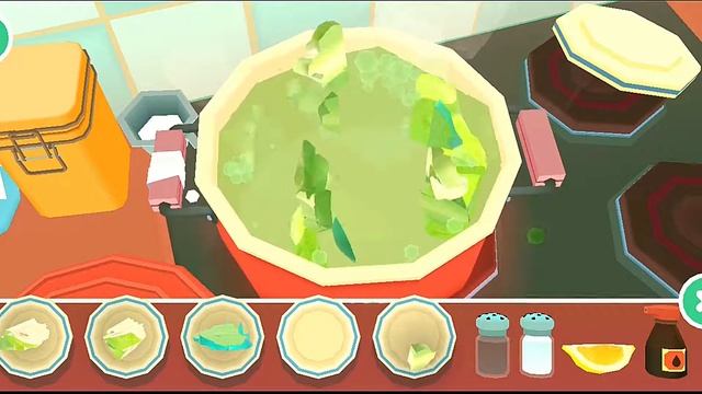 EATING ONLY ONE COLOR FOOD FOR MEAL! GREEN Food! Toca Boca Kitchen 2 (Rainbow Food Challenge) смотреть онлайн