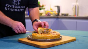 Пирог бургер, Пирог из свиного фарша в духовке — быстро и вкусно