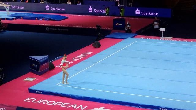 Helen Kevric - Floor - Podium Training Junior - 2022 European Championships смотреть онлайн