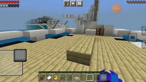 24 часа на яхте в майнкрафте