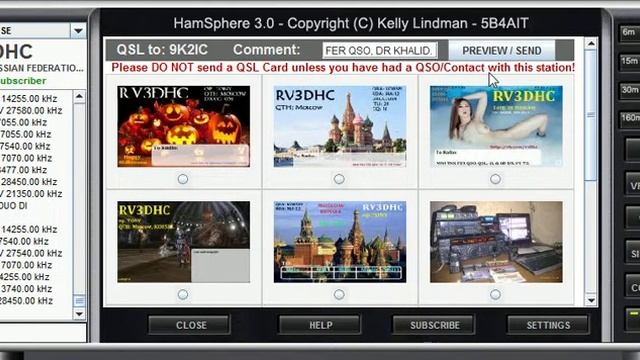 QSO to 9K2IC in Hamsphere смотреть онлайн