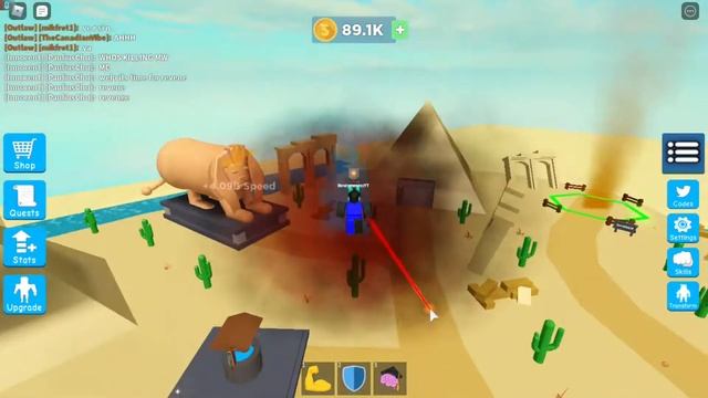 KILLING PEOPLE WITH LAZER VISION SKILL! Super Power Fighting Simulator (Roblox) смотреть онлайн