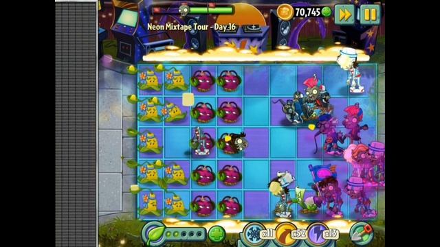 Plants vs. Zombies 2 - Neon Mixtape Tour! (Day 16) Hair Metal Gargantuars! смотреть онлайн