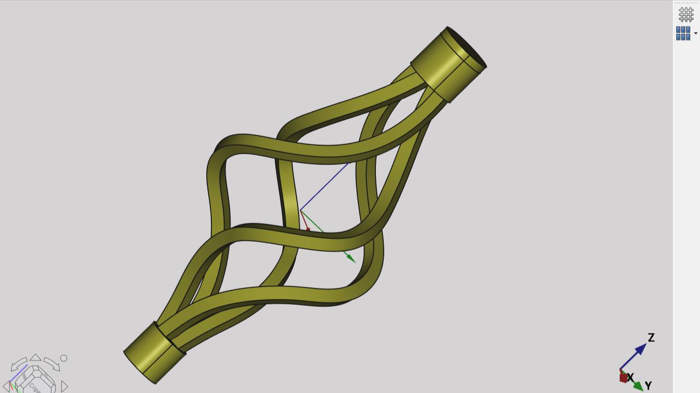 FreeCAD Часть 115. Пример создания модели. Кованая корзинка смотреть онлайн