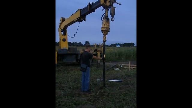 Монтаж винтового фундамента в Хабаровске смотреть онлайн