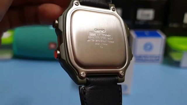 SHORT REVIEW| CASIO ORIGINAL 10 YEAR BATTERY AE-1200WHB-3B | CASIO 100 METER WATER RESIST