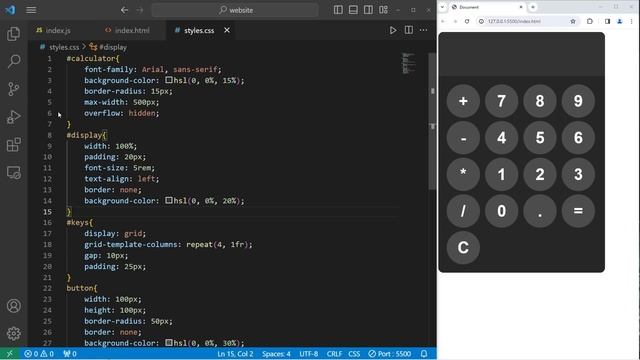 Build this JS calculator in 15 minutes _62 смотреть онлайн