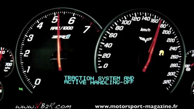 Corvette ZR1 acceleration top speed 0 330 km h www vb2r com YouTube смотреть онлайн