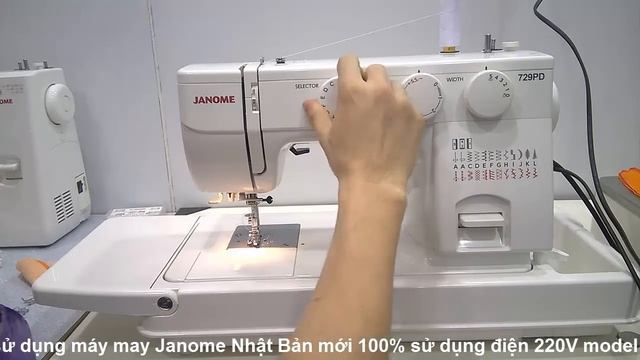Video hướng dẫn máy may Janome mới 100% model 729PD смотреть онлайн