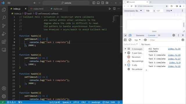 What is JavaScript CALLBACK HELL _74 смотреть онлайн