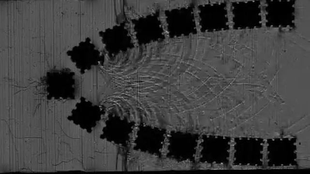 High-speed camera footage of shock wave attenuation смотреть онлайн