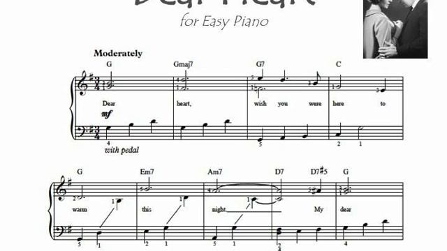 Dear Heart (Easy Piano) смотреть онлайн