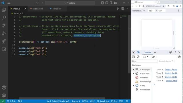 What is asynchronous JavaScript code _60 смотреть онлайн