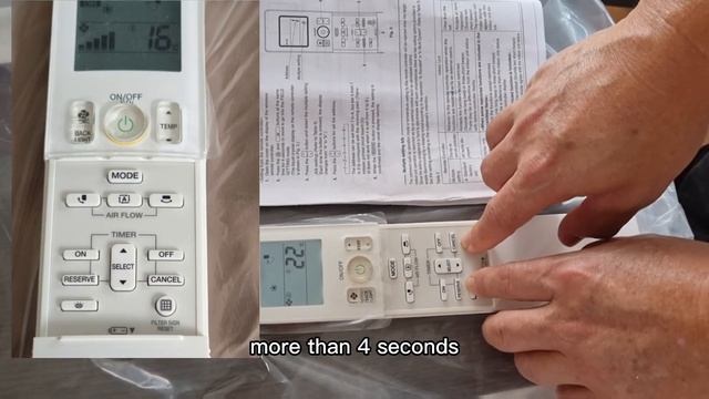 How To Change Address Setting | Daikin VRV 4 Air Conditioner.