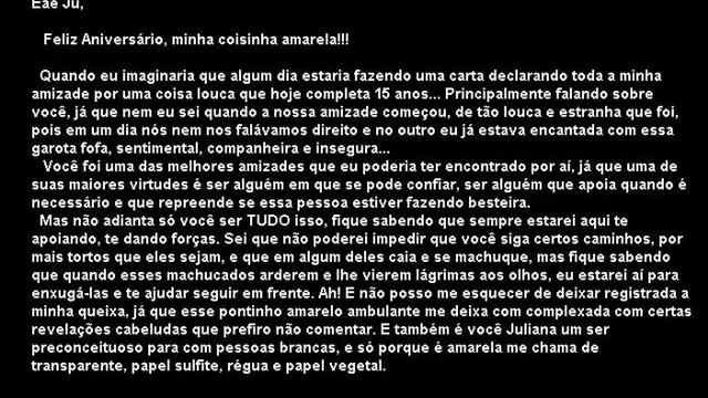 Homenagem para Juliana. ♥ смотреть онлайн