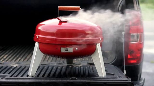 Americana Lock 'n Go Charcoal Grills - 2010 Red смотреть онлайн