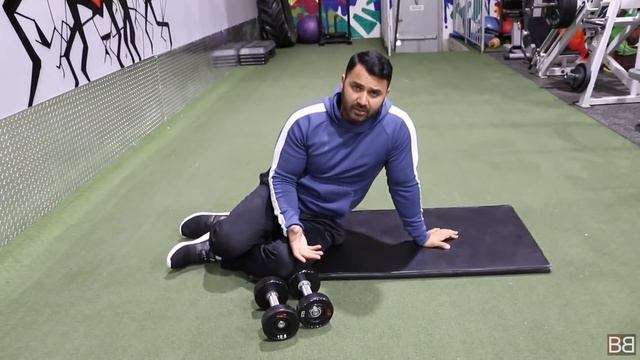CHEST + BACK Home Workout with DUMBBELLS! Day-53 (Hindi / Punjabi) смотреть онлайн