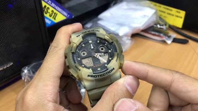 gshock ga100 hs set time смотреть онлайн