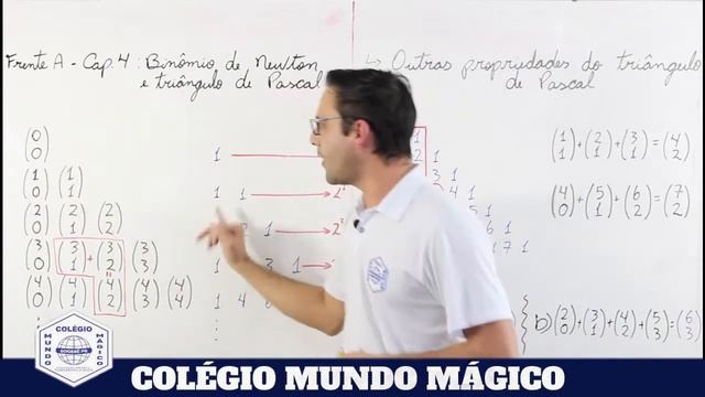 MATEMÁTICA A | 2ªSérie E.M. | BINÔMIO DE NEWTON E TRIÂNGULO DE PASCAL - PARTE 1/2 смотреть онлайн
