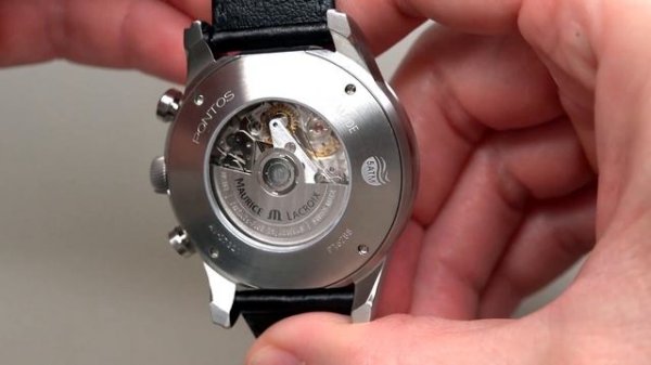 (4K) MAURICE LACROIX PONTOS CHRONOGRAPH Men's Watch Review Model: PT6288-SS001-130