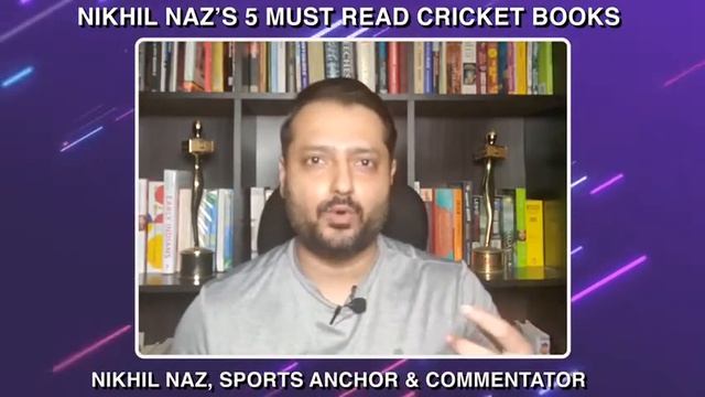 TOP 5 BOOKS RECOMMENDATION ON CRICKET | NIKHIL NAZ | BOOK AUTHOR смотреть онлайн