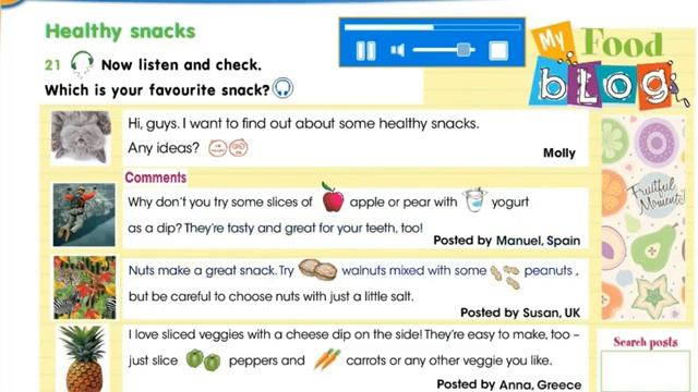 Smiles 4.Module 6.Healthy World.Ex 21.p.90 смотреть онлайн