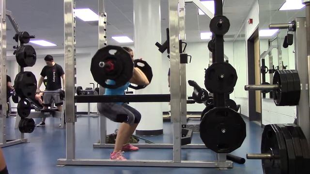 Front Squats 160 x 6 @9.5 PR (top set only) смотреть онлайн