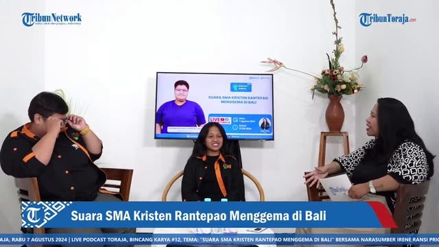 🔴LIVE BINCANG KARYA #12: Suara SMA Kristen Rantepao Menggema Di Bali