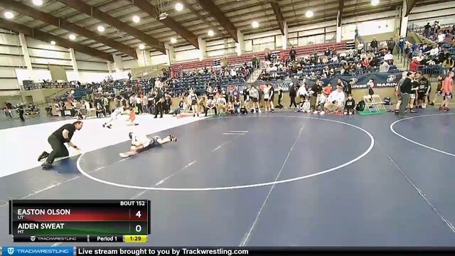 87 Lbs Quarterfinal - Easton Olson, UT Vs Aiden Sweat, MT Fe1e смотреть онлайн