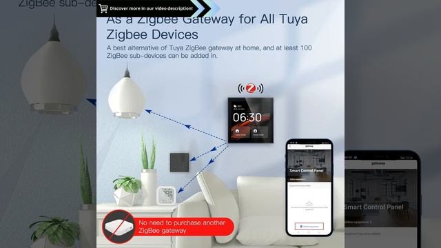 MOES Tuya Central Control Panel: Upgrade Your Home with 4-Inch Touch Screen Smart Control! смотреть онлайн