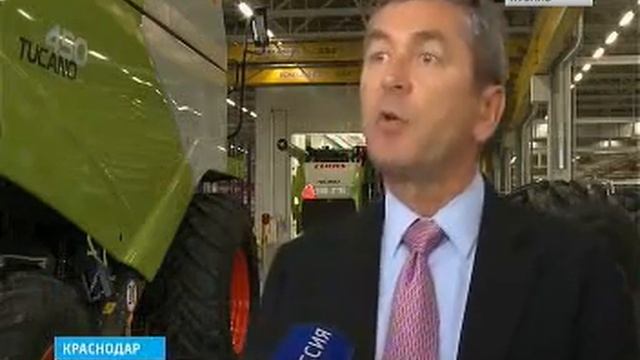 Выпуск первого комбайна с модернизированного завода CLAAS смотреть онлайн