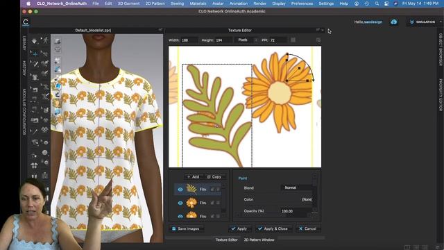 How to Create Your Own Print In CLO3D. Design your own artwork directly in 3D! смотреть онлайн