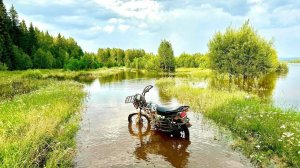 ЛЕТНИЙ ПОТОП. ВОДА ПРЁТ.ЗАТОПИЛО ВСЕ ПОКОСЫ.ИСПЫТАНИЯ ПРЕСС-ПОДБОРЩИКА SIPMA 224