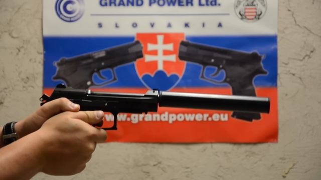 Grand Power K22 s tlmičom hluku výstrelu смотреть онлайн