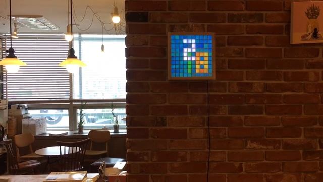 LED Matrix tells weather and air quality. смотреть онлайн