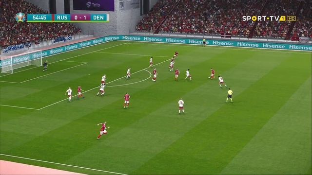 Highlights Russia vs Denmark | UEFA EURO 2020 | Realistic Gameplay смотреть онлайн