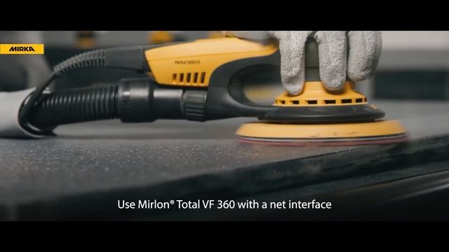 Solid surface sanding process for a matt and satin finish with Mirka® Galaxy смотреть онлайн