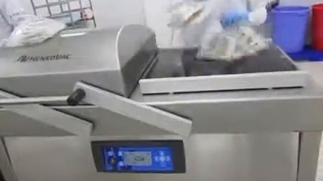 Máy đóng gói chân không buồng đôi Henkovac D1 - Vacuum Packer смотреть онлайн