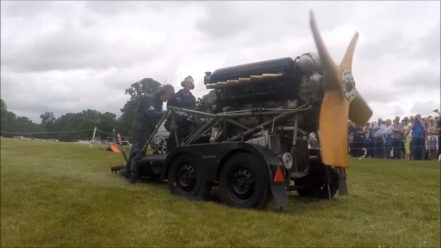 Merlin XX running at RREC Burghley Rally 2017 смотреть онлайн