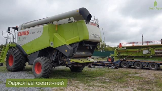Комбайн Claas Lexion 580 відправка до покупця смотреть онлайн