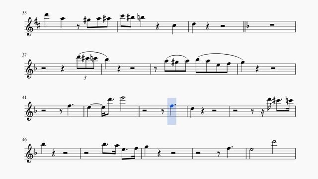 Сердце (Как много девушек хороших). И.Дунаевский - В.Лебедев-Кумач. Ноты для тенор саксофона смотреть онлайн