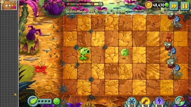 Plants vs. Zombies 2 Jurassic Marsh Days 13-18 (растения против зомби 2) смотреть онлайн